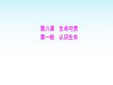 部编版七年级道德与法治上册第三单元第八课第一框认识生命课件