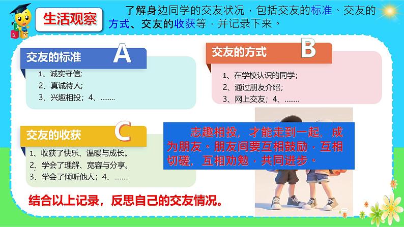 6.2 交友的智慧 课件-2024-2025学年统编版道德与法治七年级上册03