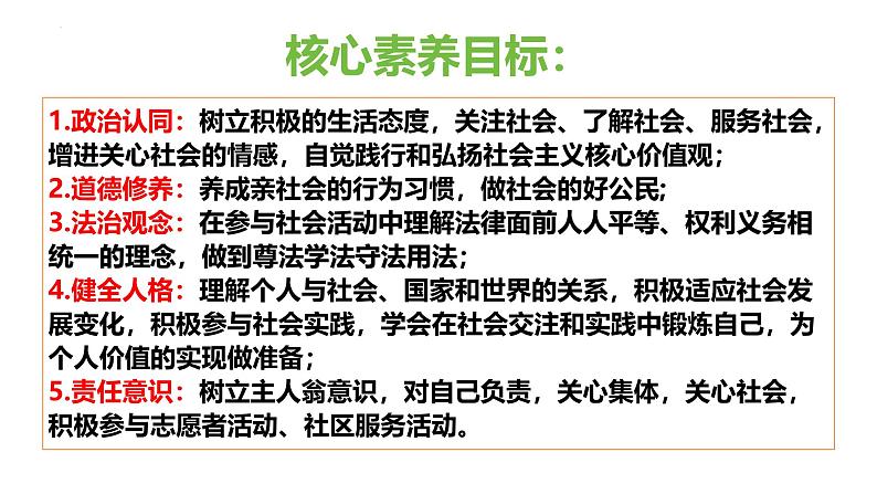 1.2在社会中成长 课件-2024-2025学年统编版道德与法治八年级上册03