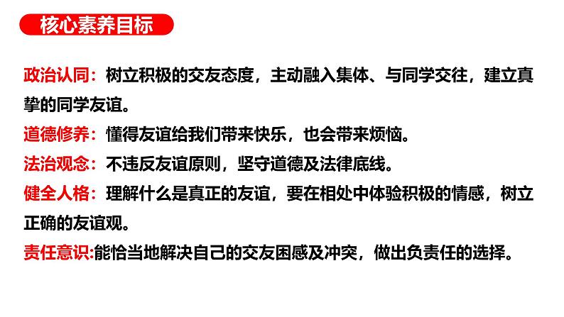 6.1友谊的真谛课件-2024-2025学年统编版道德与法治七年级上册04