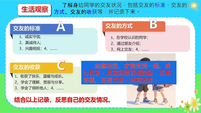 6.2 交友的智慧 课件-2024-2025学年统编版道德与法治七年级上册第3页