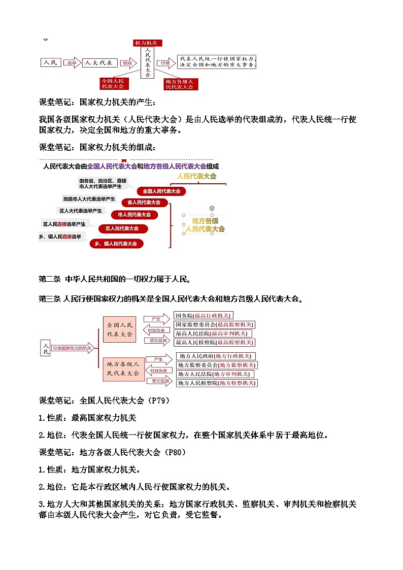 【核心素养目标】部编版八年级下册道德与法治6.1 国家权力机关 教案第2页