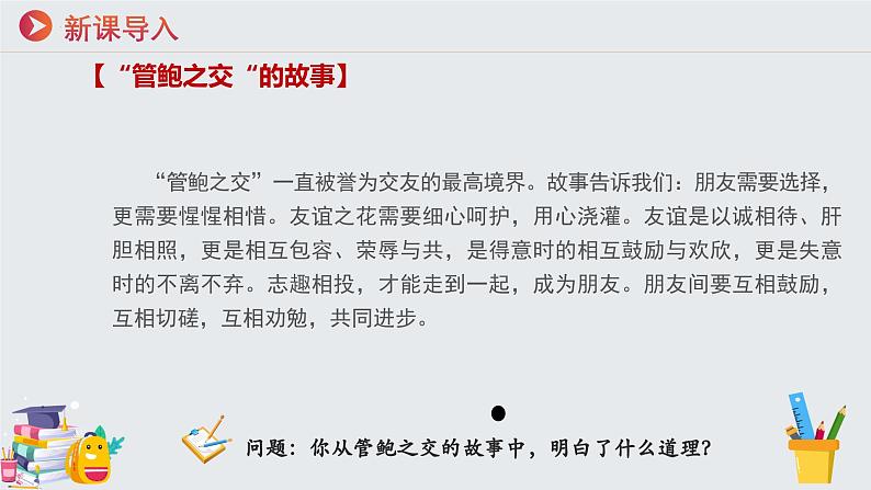 6.2 交友的智慧 同步课件-2024-2025学年统编版道德与法治七年级上册第1页