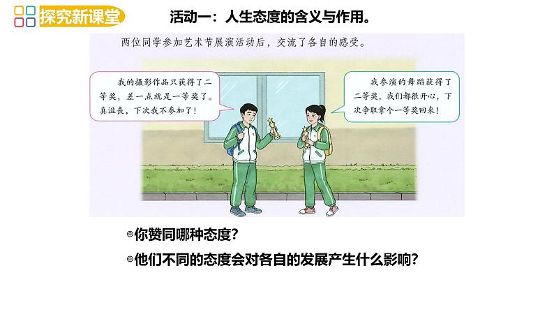 12.1 拥有积极的人生态度 同步课件-2024-2025学年统编版道德与法治七年级上册03