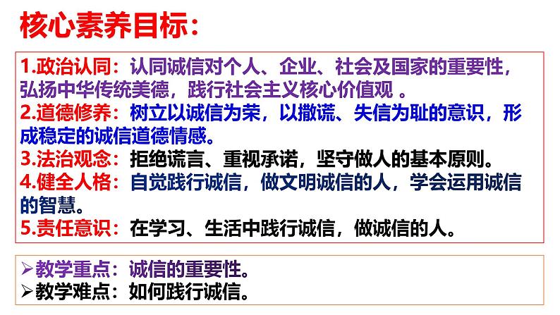 4.3 诚实守信 课件-2024-2025学年统编版道德与法治 八年级上册第2页