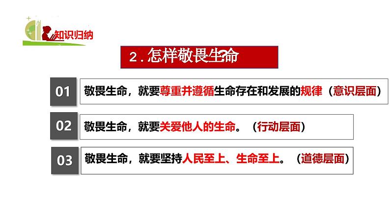 部编人教版初中道德与法治七年级上册8.2敬畏生命   教学课件第8页