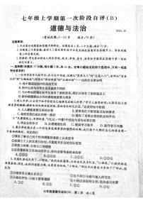 河南省林州市2024-2025学年七年级上学期第一次月考道德与法治试卷