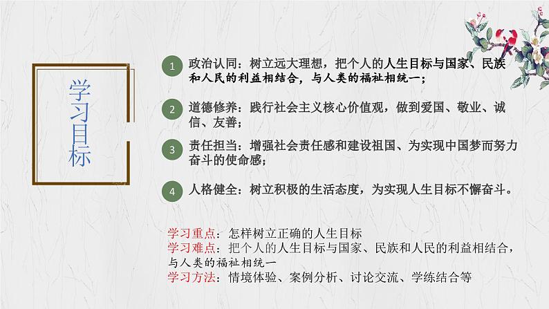 11.2 树立正确的人生目标课件-2024-2025学年统编版道德与法治七年级上册03