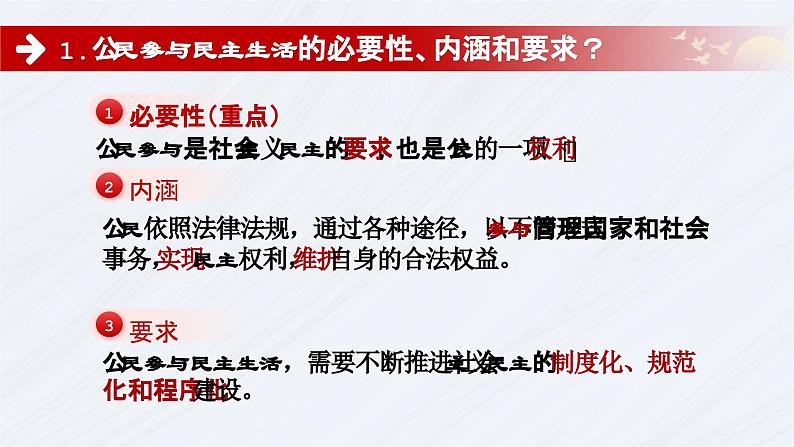 3.2参与民主生活 同步课件-2024-2025学年统编版道德与法治九年级上册第6页