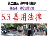 5.3 善用法律  同步课件-2024-2025学年统编版道德与法治八年级上册