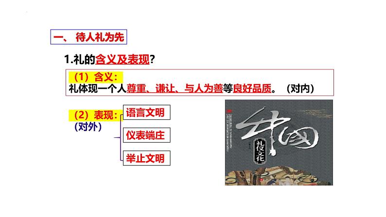 4.2 以礼待人 课件-2024-2025学年统编版道德与法治八年级上册第7页