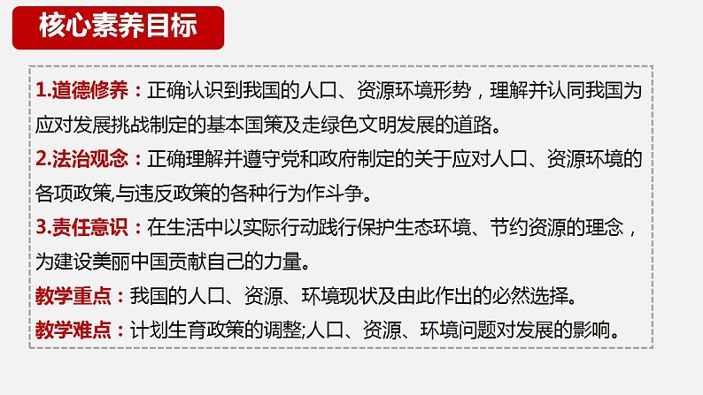 6.1 正视发展挑战 同步课件-2024-2025学年统编版道德与法治九年级上册02