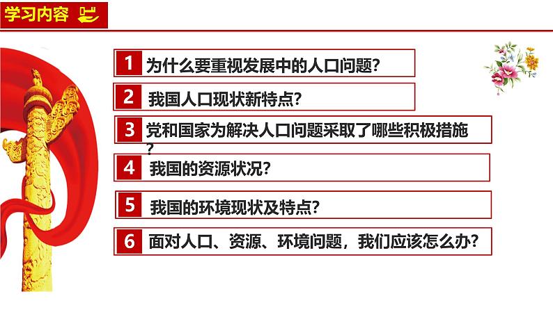 6.1 正视发展挑战同步课件-2024-2025学年统编版道德与法治九年级上册第2页