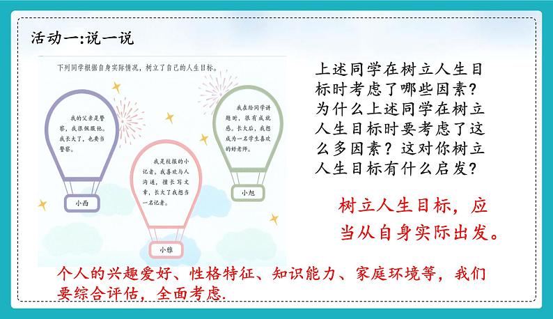 11.2 树立正确的人生目标 （同步课件）-2024-2025学年统编版道德与法治七年级上册05