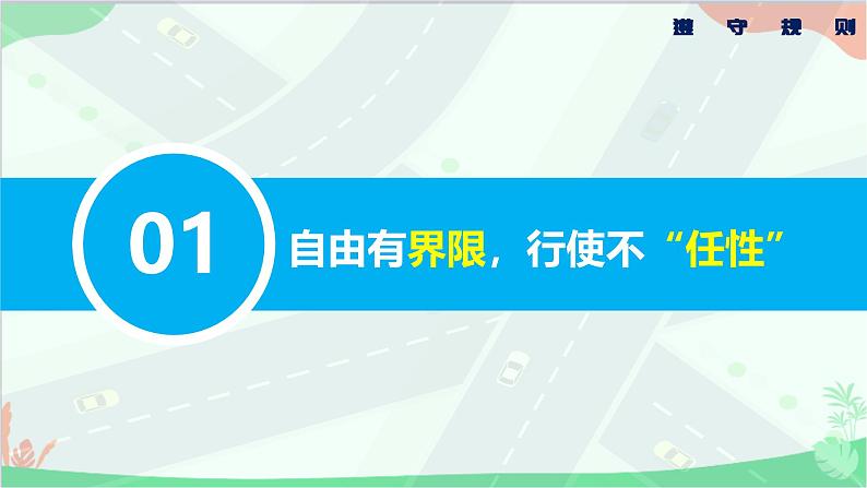 部编版道德与法治八年级上册4.1遵守规则课件第5页