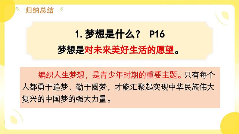 3.1 做有梦想的少年 同步课件-2024-2025学年统编版道德与法治七年级上册第6页