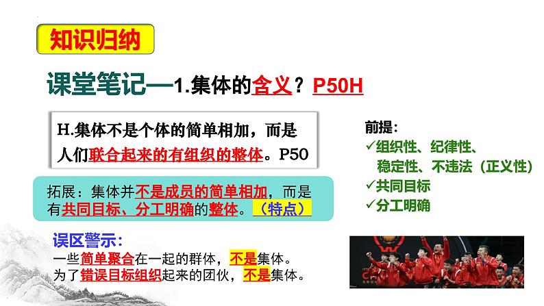 7.1 集体生活成就我 课件- 2024-2025学年统编版道德与法治七年级上册07