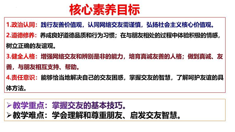 6.2 交友的智慧 课件-2024-2025学年统编版道德与法治七年级 上册03