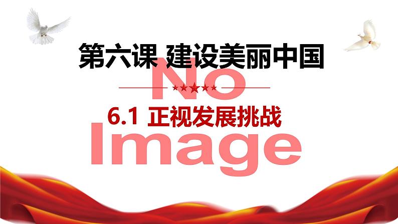 部编人教版道德与法治初中九年级上册 6.1《正视发展挑战》教学课件01