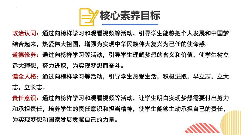 3.1 做有梦想的少年 课件  -2024-2025学年七年级道德与法治上册( 统编版2024)第3页