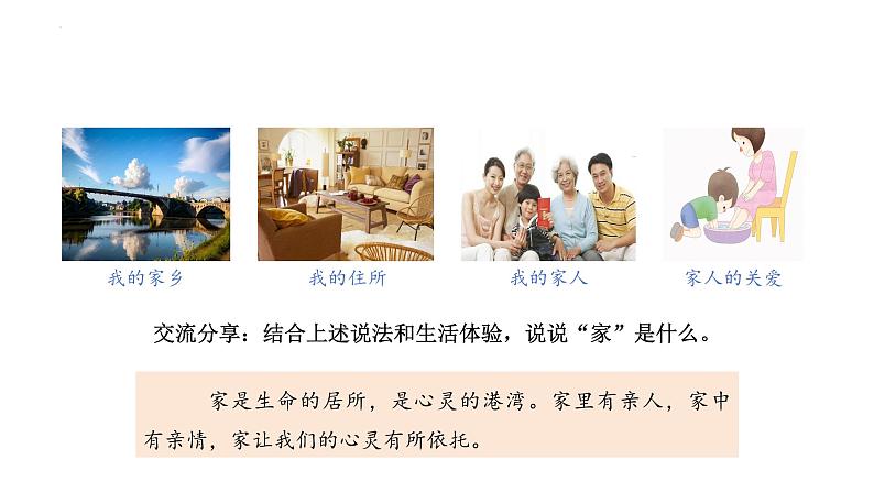 4.1 家的意味 课件 2024-2025学年七年级道德与法治上册( 统编版2024)第3页