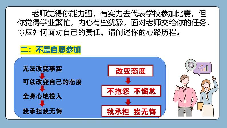 部编人教版初中道德与法治八年级上册6.2 做负责任的人 课件第8页