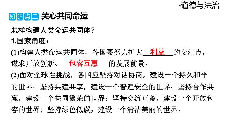 2024-2025学年道德与法治部编版九年级下册2.2 谋求互利共赢 课件第8页