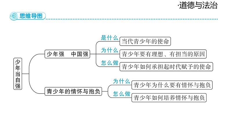 2024-2025学年道德与法治部编版九年级下册5.2 少年当自强 课件05