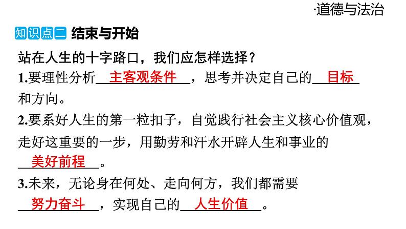 2024-2025学年道德与法治部编版九年级下册7.1 回望成长 课件第8页