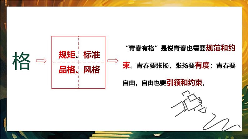 3.2 青春有格2024-2025学年部编版道德与法治七年级下册课件02