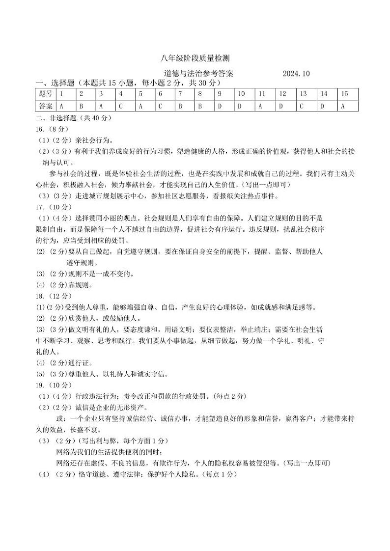 辽宁省大连市中山区2024-2025学年八年级上学期11月期中道德与法治试题01