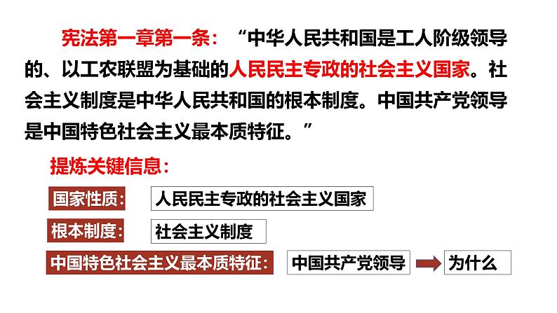 部编人教版初中道德与法治八年级下册1.1党的主张和人民意志的统一 课件第5页