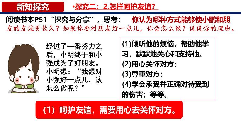 6.2 交友的智慧2024-2025学年部编版道德与法治七年级上册课件第7页