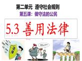 5.3 善用法律 2024-2025学年部编版道德与法治八年级上册课件
