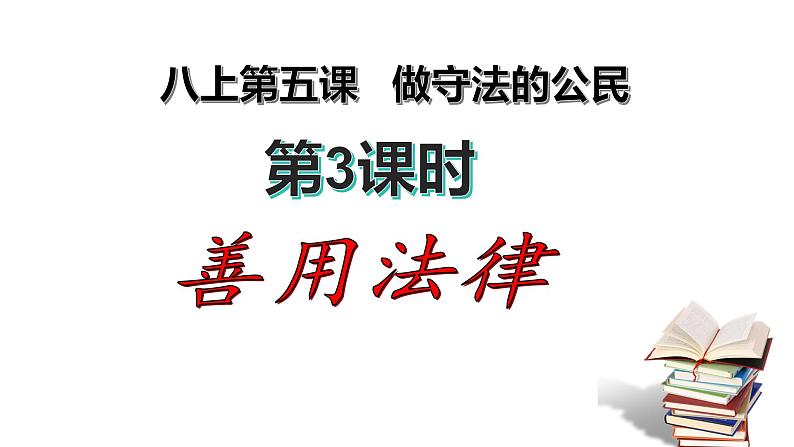 5.3 善用法律2024-2025学年部编版道德与法治八年级上册课件第3页