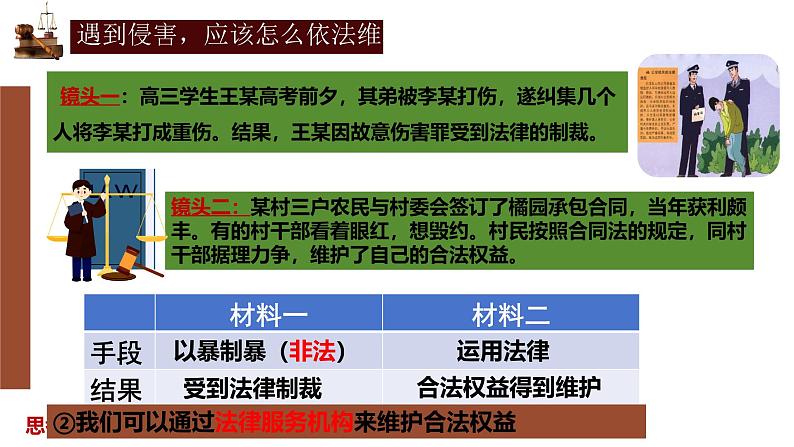 5.3 善用法律2024-2025学年部编版道德与法治八年级上册课件第8页