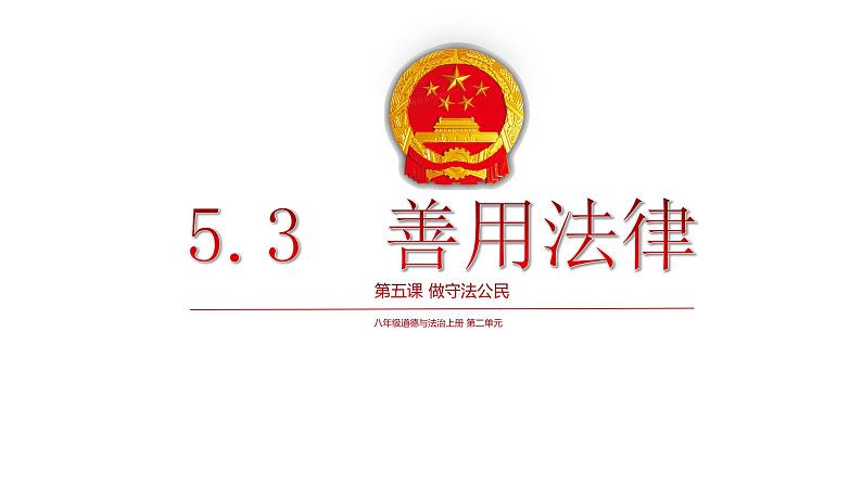 5.3 善用法律2024-2025学年部编版道德与法治八年级上册课件第2页