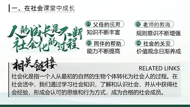 1.2《在社会中成长》 课件 -2024-2025学年统编版道德与法治八年级上册第7页