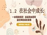 1.2在社会中成长 同步课件 -2024-2025学年统编版道德与法治八年级上册