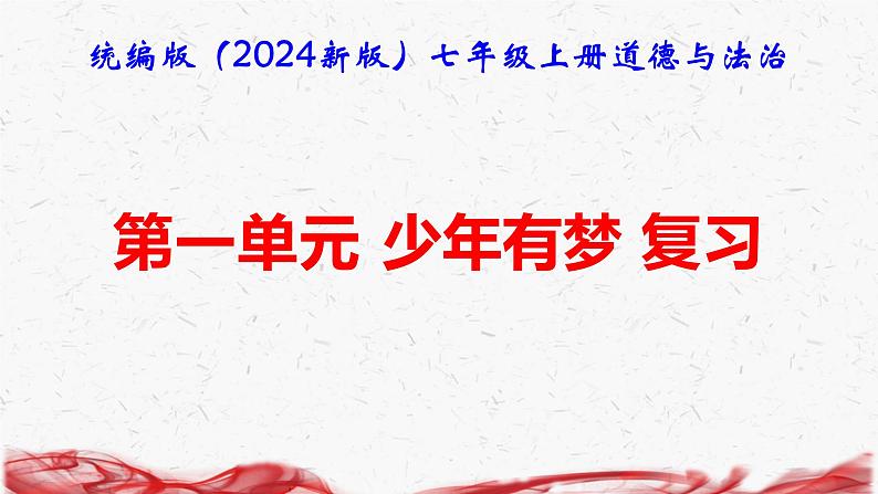 统编版（2024年新版）七年级上册道德与法治期中复习课件（1、2单元）第2页