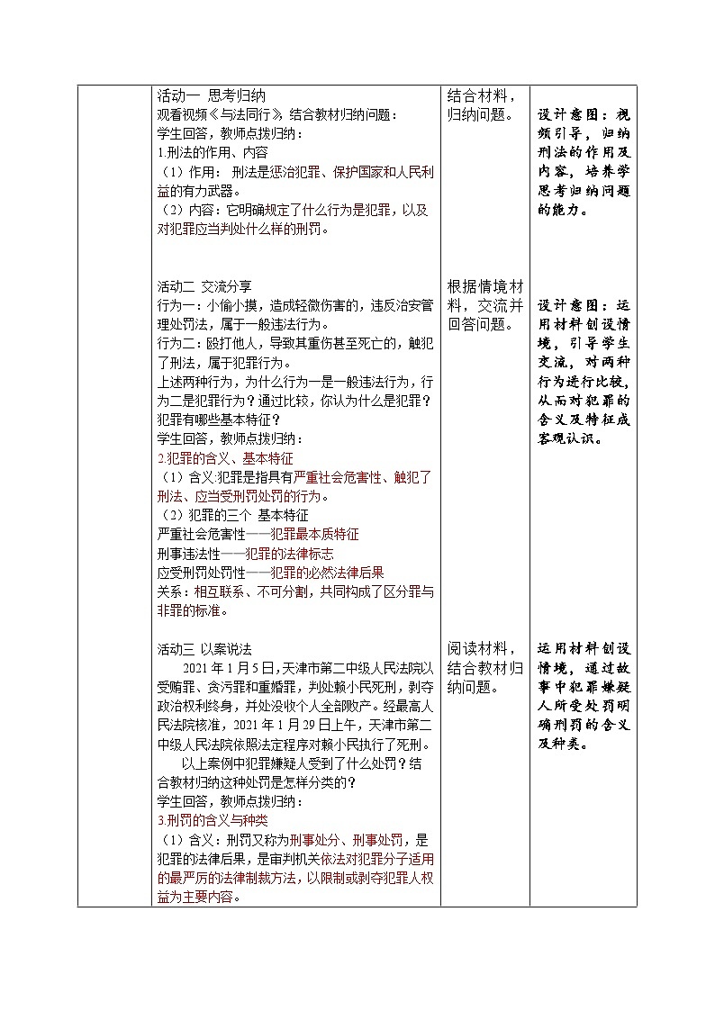 初中道德与法治八上5.2《预防犯罪》教学设计第2页