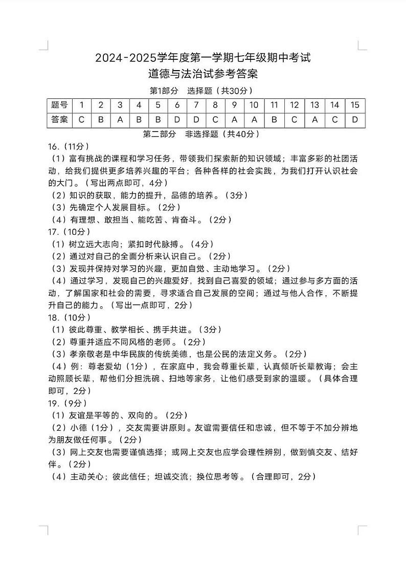 道法答案 (2)第1页