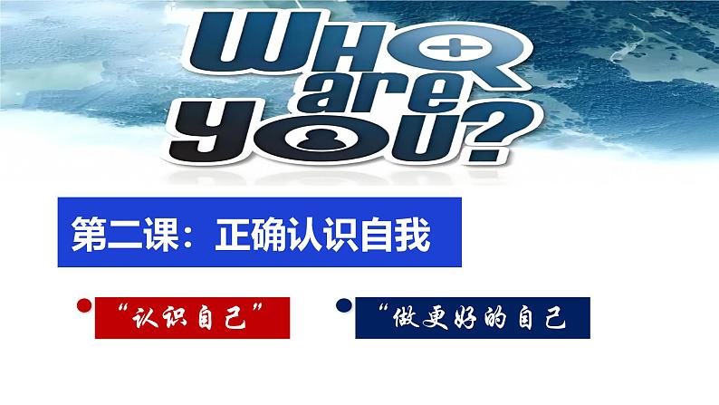 （人教版2024）七年级道德与法治上册同步第二课  正确认识自我（课件）第1页