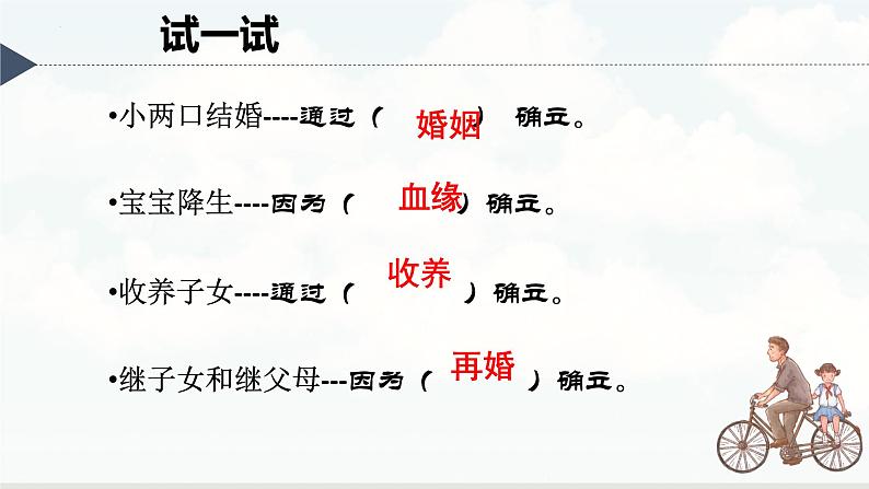 初中道德与法治人教版2024七年级上册 第二单元 成长的时空 第四课 幸福和睦的家庭家的意味 课件07