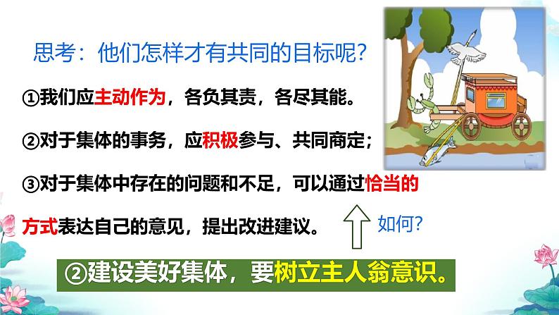 初中道德与法治人教版2024七年级上册 第二单元 成长的时空第七课 在集体中成长 共建美好集体 课件08