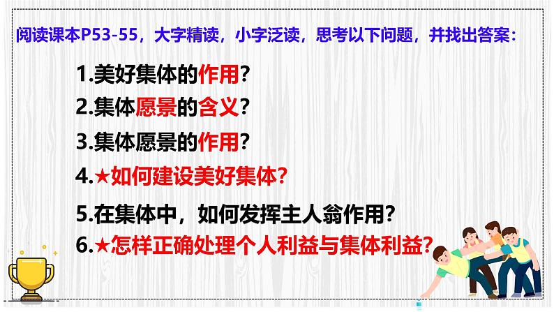 初中道德与法治人教版2024七年级上册 第二单元 成长的时空第七课 在集体中成长 共建美好集体 课件第2页