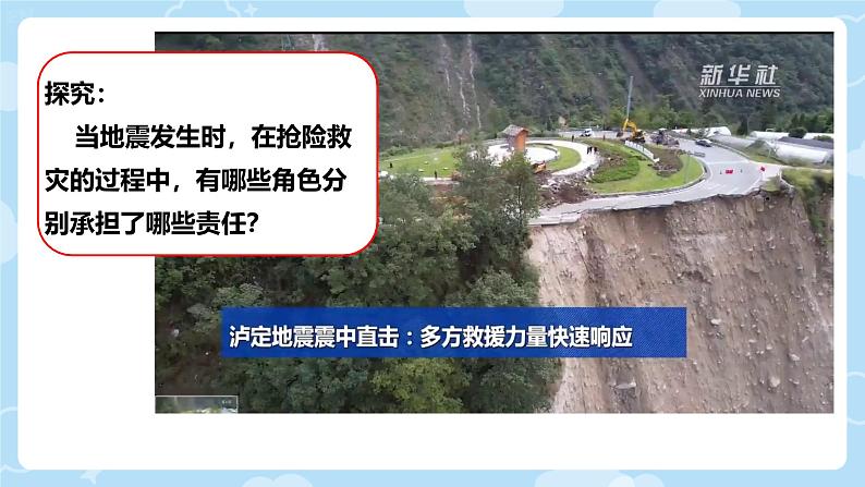 初中道德与法治人教版八年级上册第三单元 勇担社会责任第六课 责任与角色同在  我对谁负责谁对我负责 课件第7页