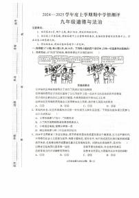 河南省驻马店市平舆县2024-2025学年九年级上学期期中测试道德与法治试卷