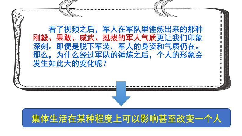 2024版道德与法治七年级上册第二单元成长的时空第七课在集体中成长第1课时集体生活成就我教学课件ppt第2页