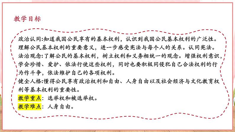 【新课标】八年级道德与法治 下册 3.1 公民基本权利 课件第3页